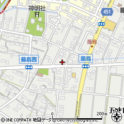 愛知県小牧市藤島町居屋敷240周辺の地図
