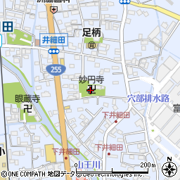 妙圓寺周辺の地図