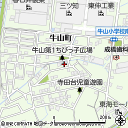 愛知県春日井市牛山町1029-111周辺の地図
