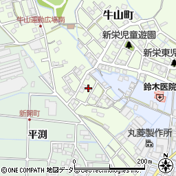 愛知県春日井市牛山町2833周辺の地図