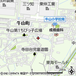 愛知県春日井市牛山町1163周辺の地図