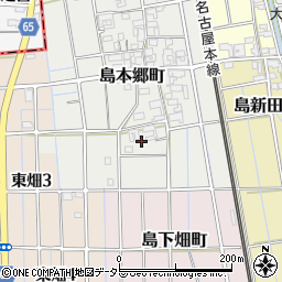 愛知県稲沢市島本郷町203周辺の地図