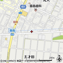 愛知県小牧市藤島町梵天130-3周辺の地図
