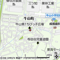 愛知県春日井市牛山町1097周辺の地図