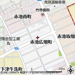 愛知県稲沢市赤池広畑町周辺の地図