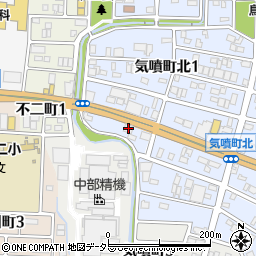 大垣共立銀行高蔵寺支店周辺の地図