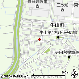 愛知県春日井市牛山町797周辺の地図