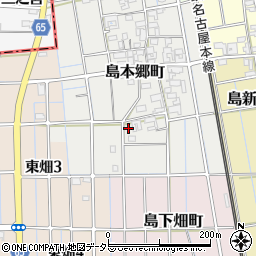 愛知県稲沢市島本郷町197周辺の地図