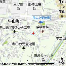 愛知県春日井市牛山町1188周辺の地図