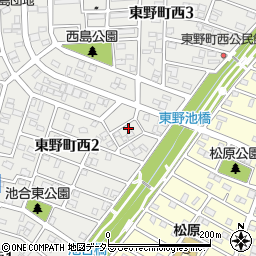 愛知県春日井市東野町西2丁目22-3周辺の地図