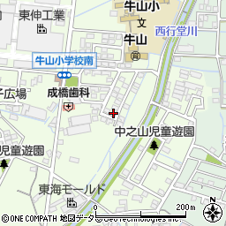 愛知県春日井市牛山町2286周辺の地図
