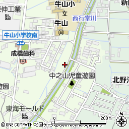 愛知県春日井市牛山町2247周辺の地図