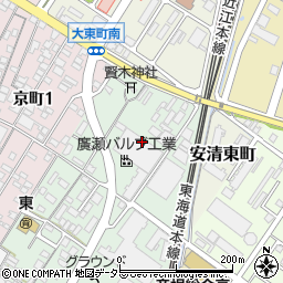 滋賀県彦根市安清町2周辺の地図