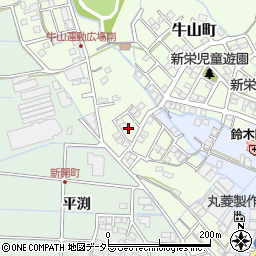 愛知県春日井市牛山町2804-4周辺の地図