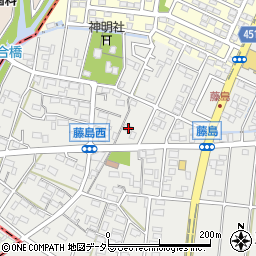 愛知県小牧市藤島町居屋敷256周辺の地図