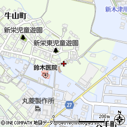 愛知県春日井市牛山町2954-1周辺の地図