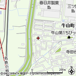 愛知県春日井市牛山町781周辺の地図