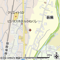 静岡県御殿場市竈17周辺の地図