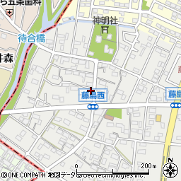 愛知県小牧市藤島町居屋敷82周辺の地図