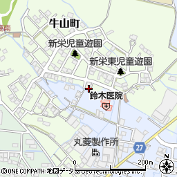 愛知県春日井市牛山町1076-7周辺の地図