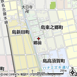 愛知県稲沢市島町東之郷1364周辺の地図