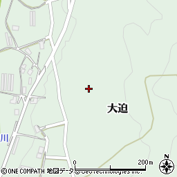京都府船井郡京丹波町大迫樫ノ鼻周辺の地図