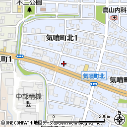 ラビット高蔵寺店周辺の地図