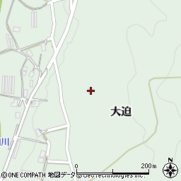 京都府京丹波町（船井郡）大迫（樫ノ鼻）周辺の地図