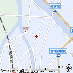 鳥取県八頭郡智頭町智頭河原町周辺の地図