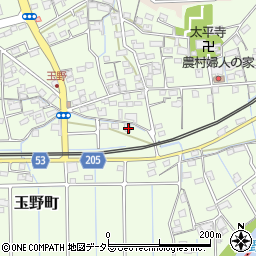 愛知県春日井市玉野町750周辺の地図