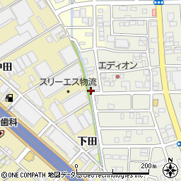 愛知県一宮市丹陽町三ツ井（下城之越）周辺の地図