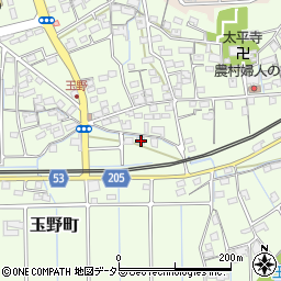 愛知県春日井市玉野町751-1周辺の地図