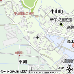 愛知県春日井市牛山町2834周辺の地図