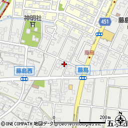 愛知県小牧市藤島町居屋敷247周辺の地図