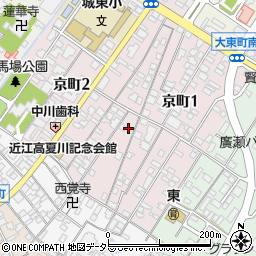 オアシスコート京町周辺の地図