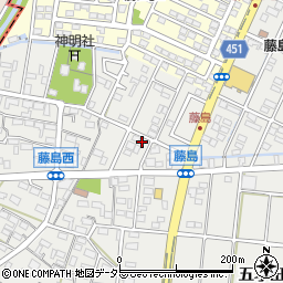 愛知県小牧市藤島町居屋敷248周辺の地図