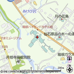 箱根ハイランドホテル周辺の地図