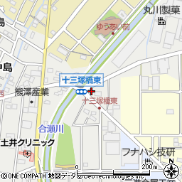 愛知県小牧市藤島町向江2周辺の地図