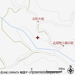愛知県豊田市小原北町（川畔）周辺の地図