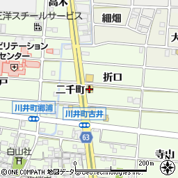 愛知県岩倉市川井町折口45周辺の地図