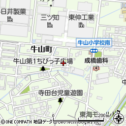 愛知県春日井市牛山町1148周辺の地図