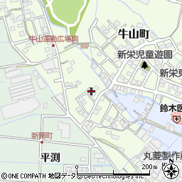 愛知県春日井市牛山町2835周辺の地図