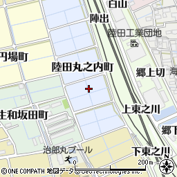 愛知県稲沢市陸田丸之内町周辺の地図