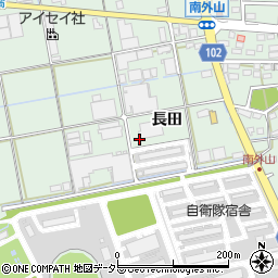 愛知県小牧市南外山（長田）周辺の地図