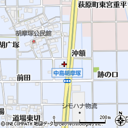 愛知県一宮市萩原町中島沖額周辺の地図