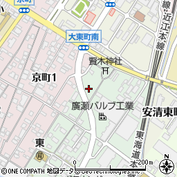 滋賀県彦根市安清町1周辺の地図