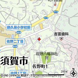 神奈川県横須賀市上町3丁目49-20周辺の地図