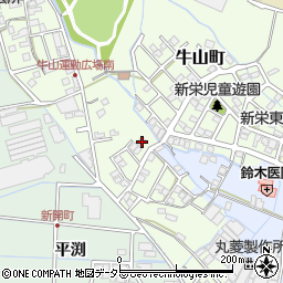 愛知県春日井市牛山町2837周辺の地図