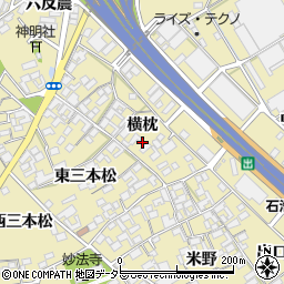 愛知県一宮市丹陽町九日市場横枕1268-1周辺の地図