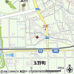 愛知県春日井市玉野町268周辺の地図